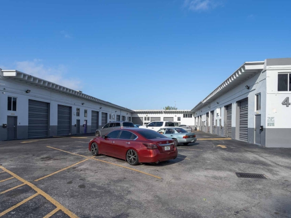 Palmetto Warehouses - from center of parking lot