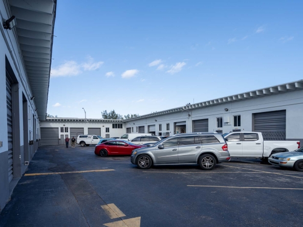 Palmetto Warehouses - from south side of parking lot